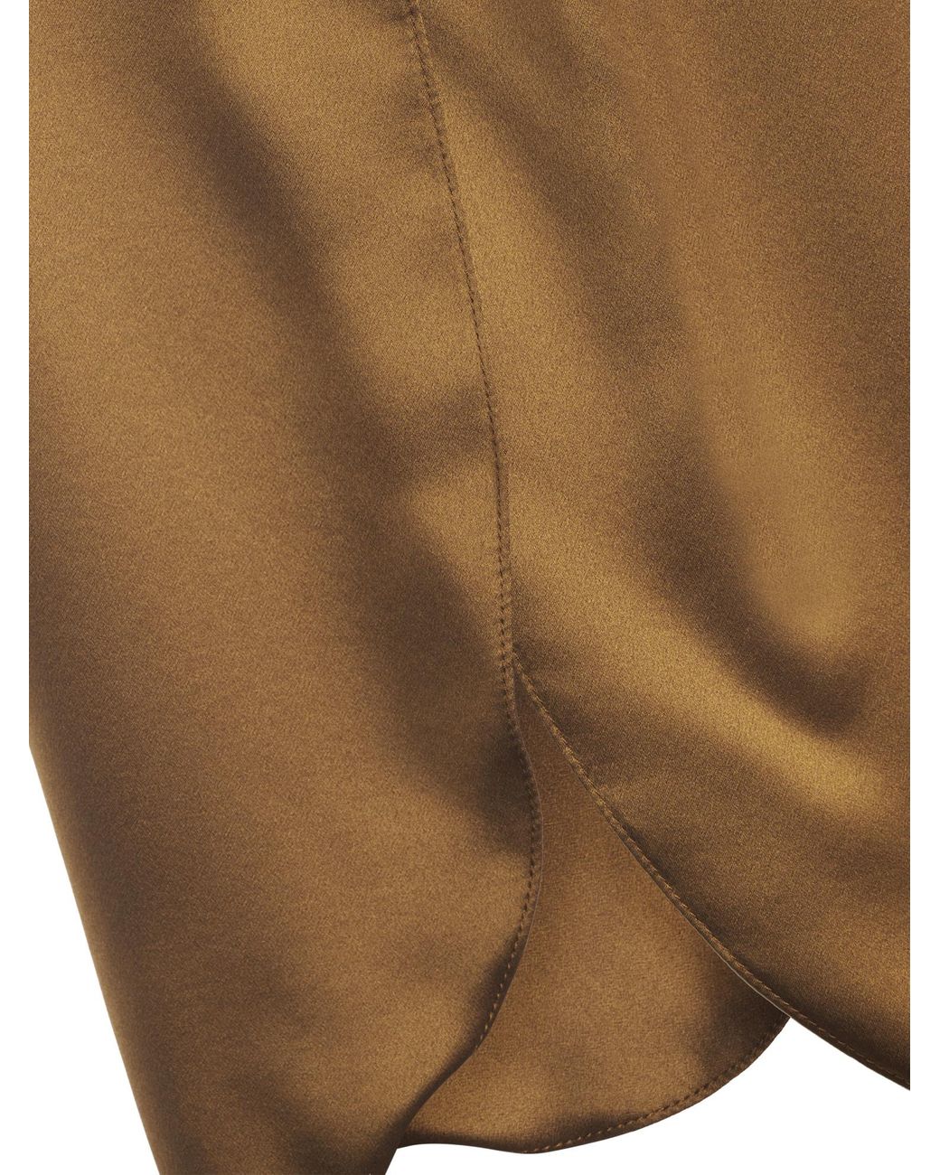 Max Mara Brown Filly V-Neck Sleeveless Top