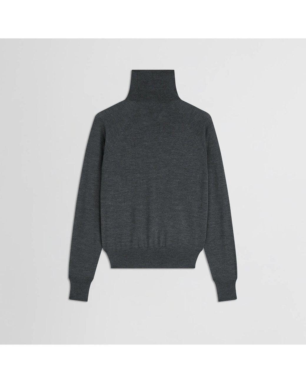 Phoebe Philo Gray Merino Wool Pullover