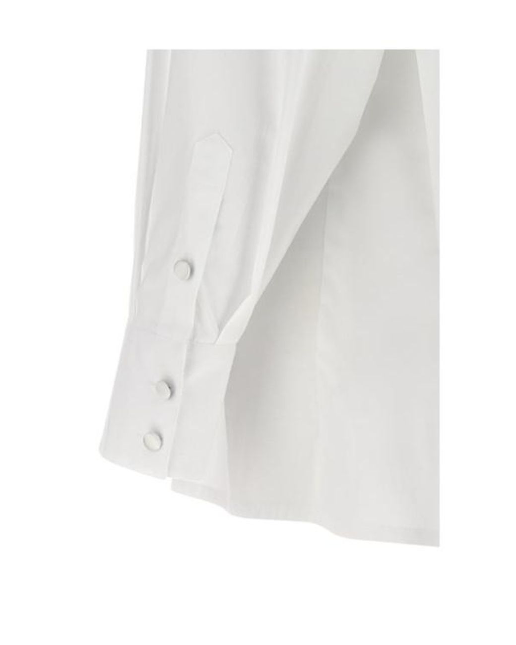 Dolce & Gabbana White Buttoned Long-Sleeved Shirt