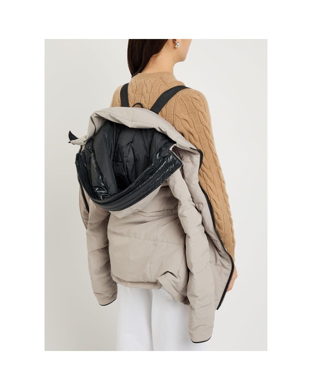 Canada Goose Gray Windproof And Waterproof Down Coat