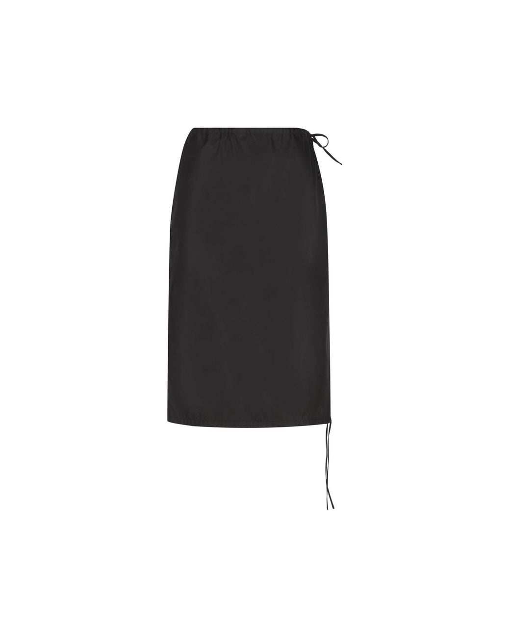 Prada Black Re-Nylon Pencil Skirt