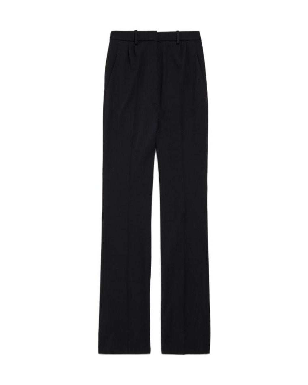 Balenciaga Black High Waist Slim Pants