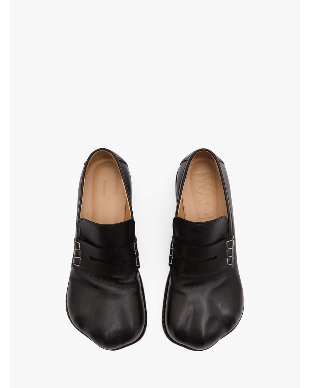 J.W. Anderson Black Slip-On Flats