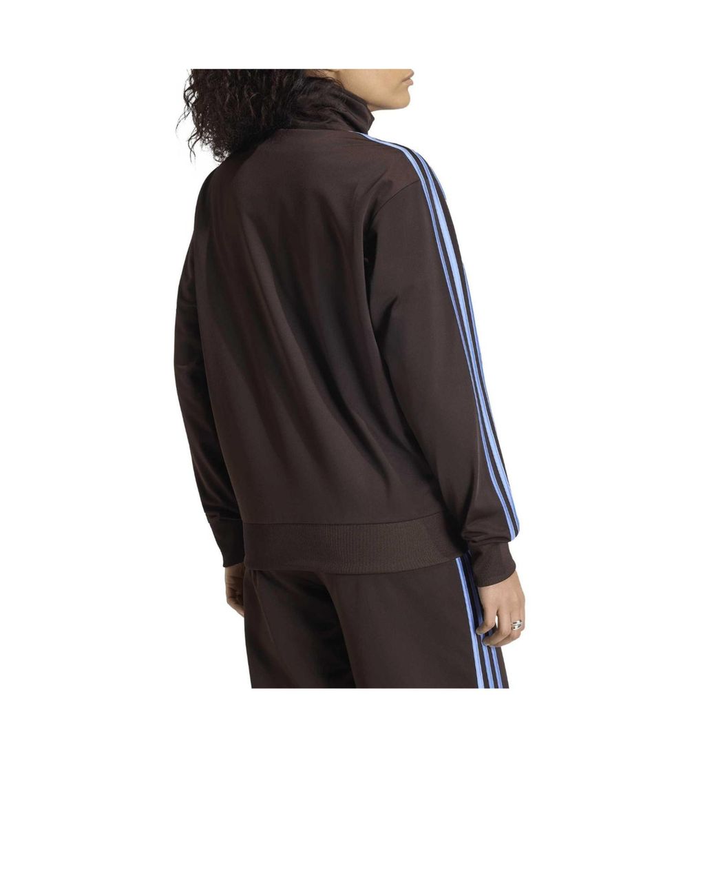 Adidas Originals Brown Standcollar Zipup Track Jacket