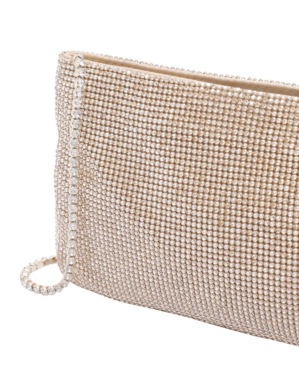 Benedetta Bruzziches Gray Your Best Friend La Petite Embellished Clutch Bag