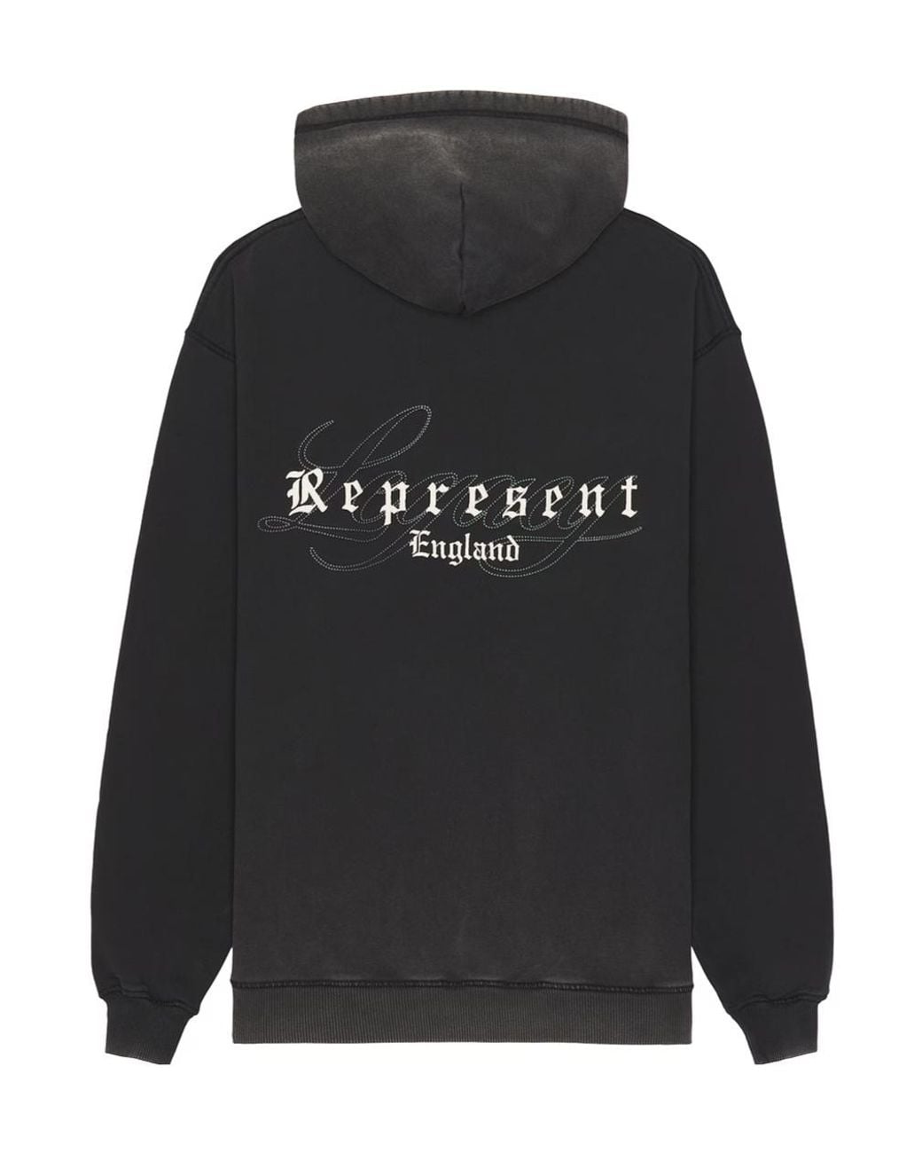 Represent Black Legacy Overprinted Hoodie for men