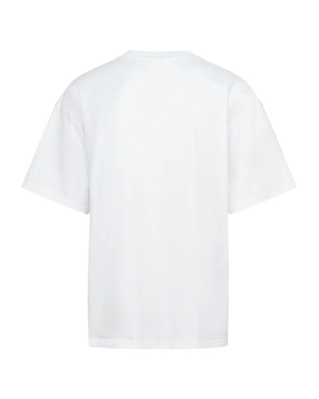Martine Rose White Logo Printed Oversize T-Shirt for men