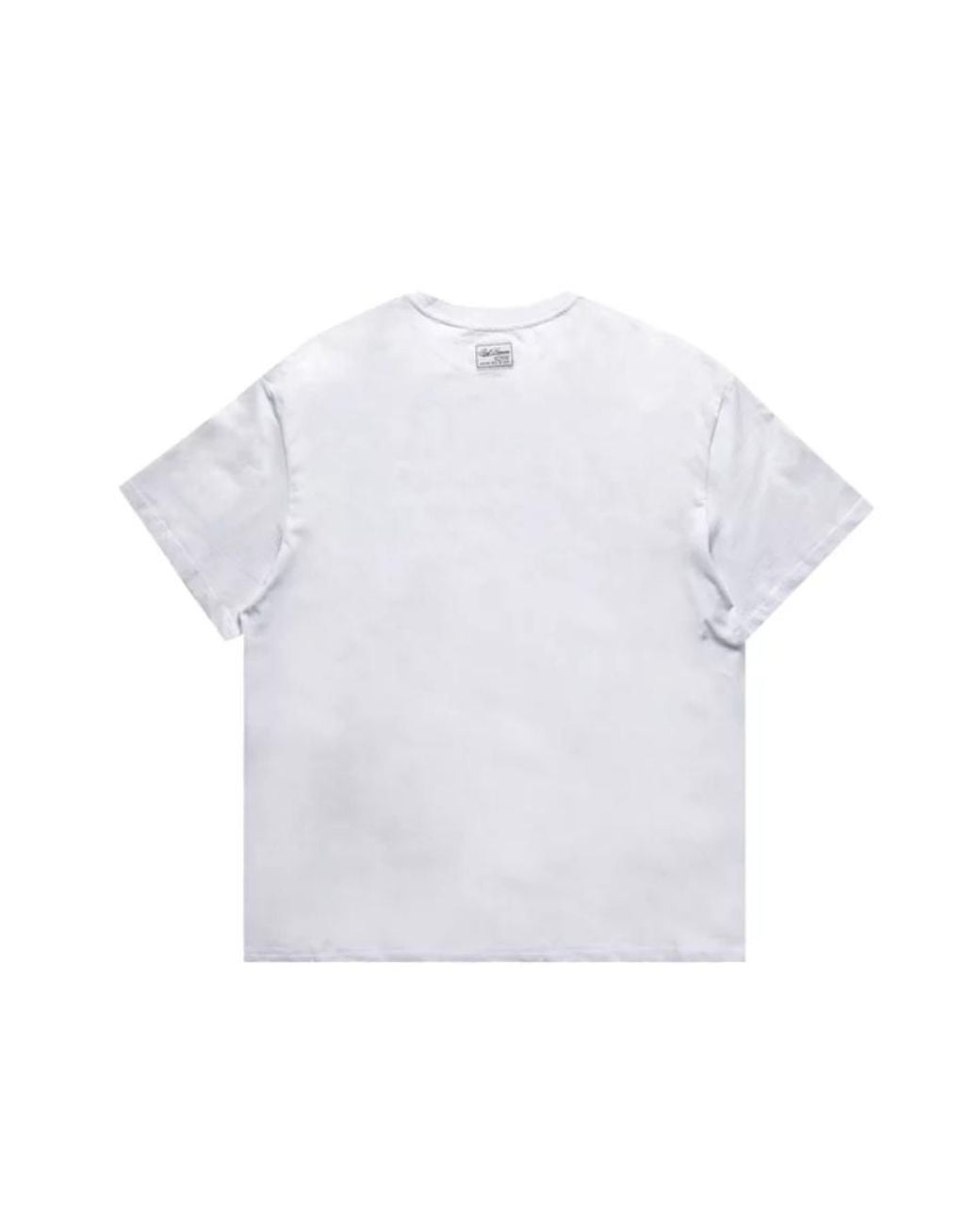 Raf Simons White T-Shirt With Round Neck And Short Sleeves for men
