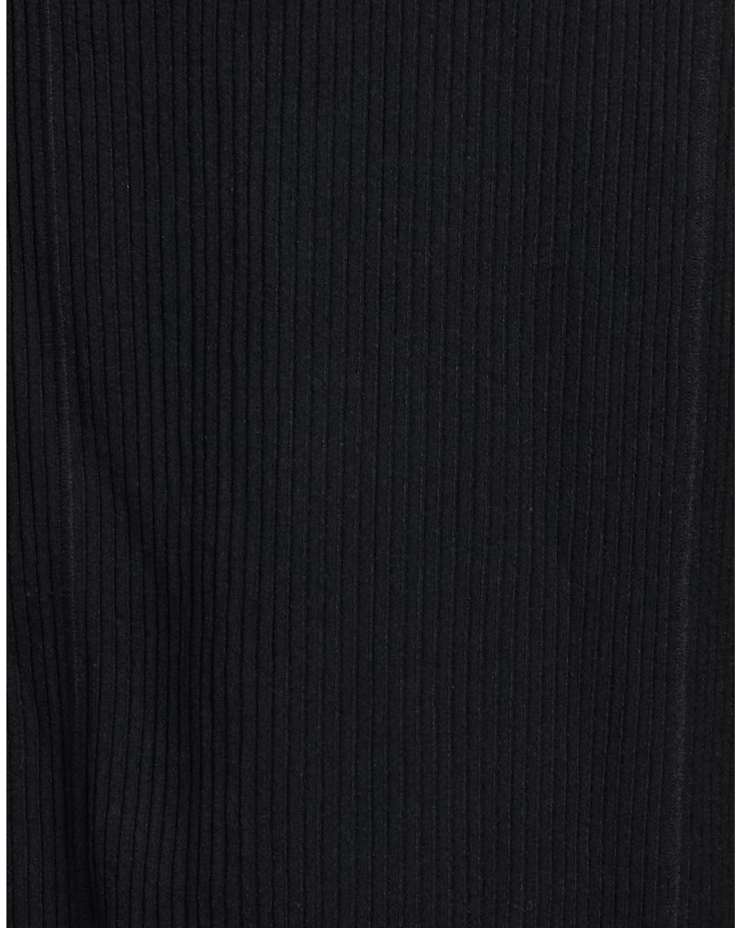 Sportmax Black Maxi Dress Viscose, Polyamide, Polyester, Elastane