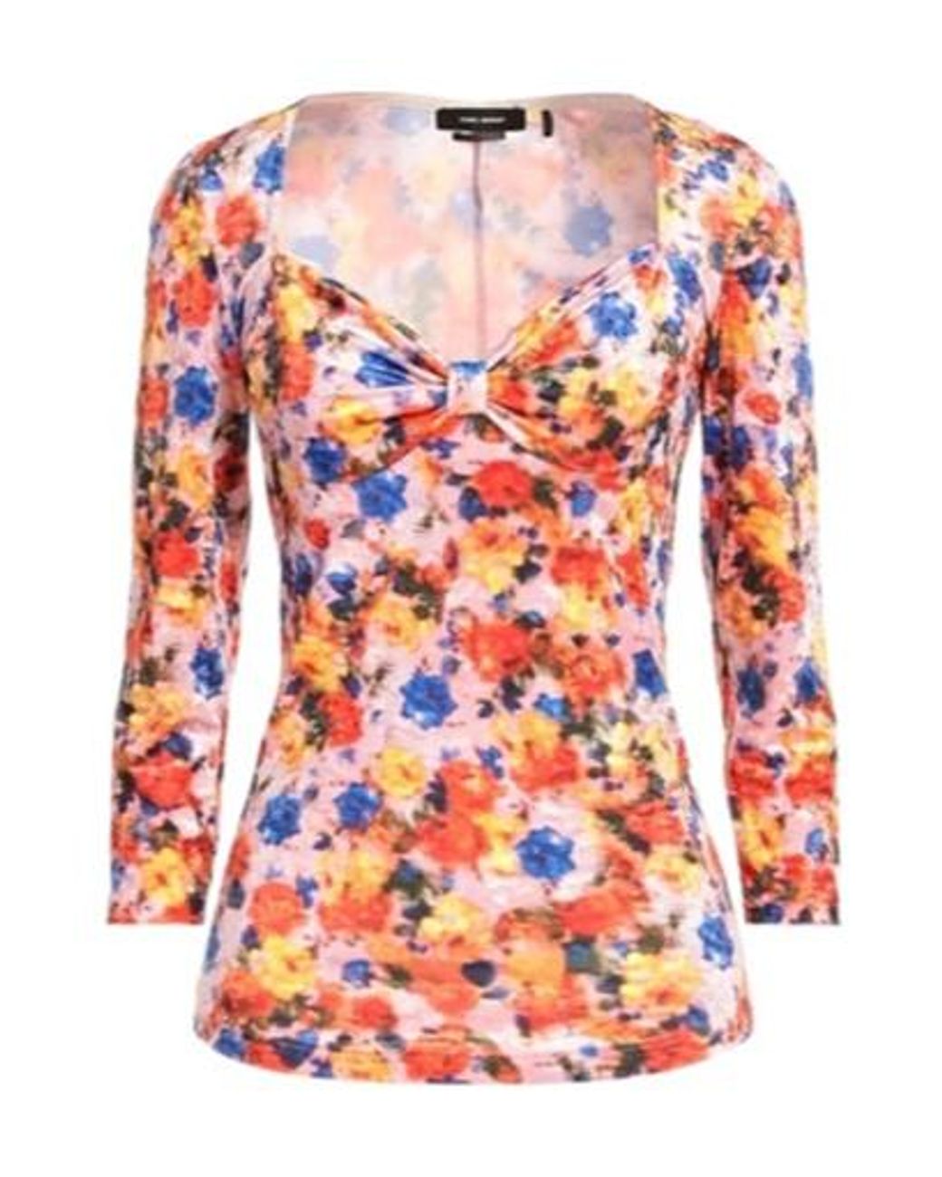 Isabel Marant Pink Patterned Knitted Sweater