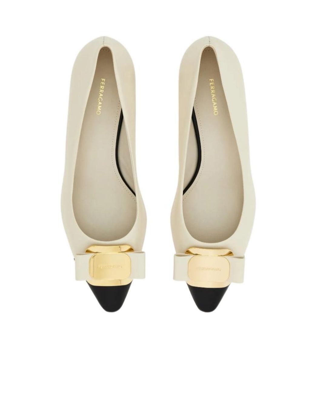 Ferragamo Natural Vara Buckle High Heels