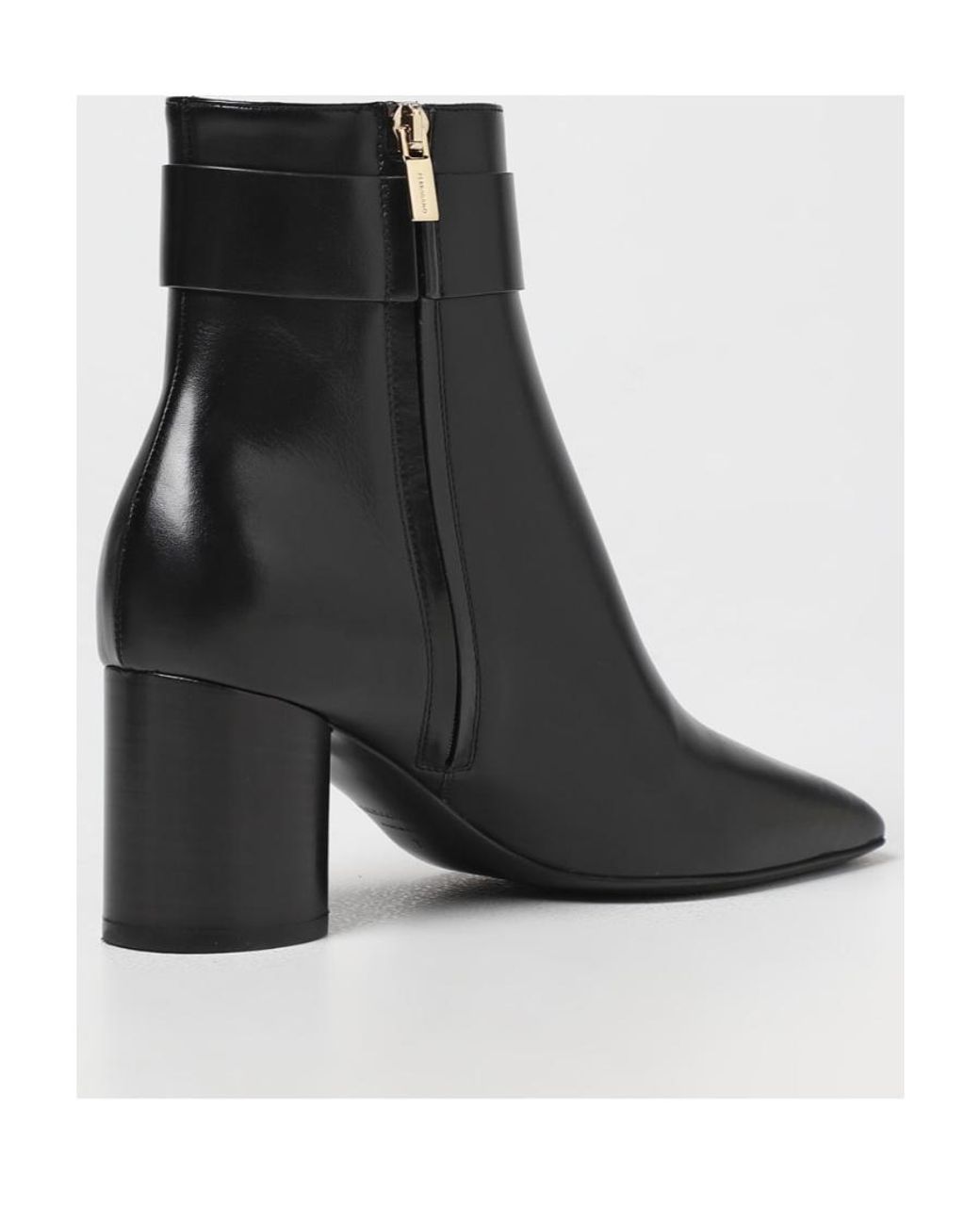 Ferragamo Black Ferragamo Pointed Toe Buckle Boots