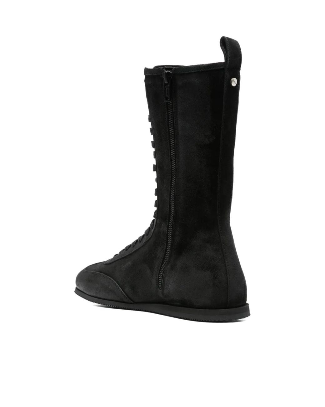 Ann Demeulemeester Black Suede Boots