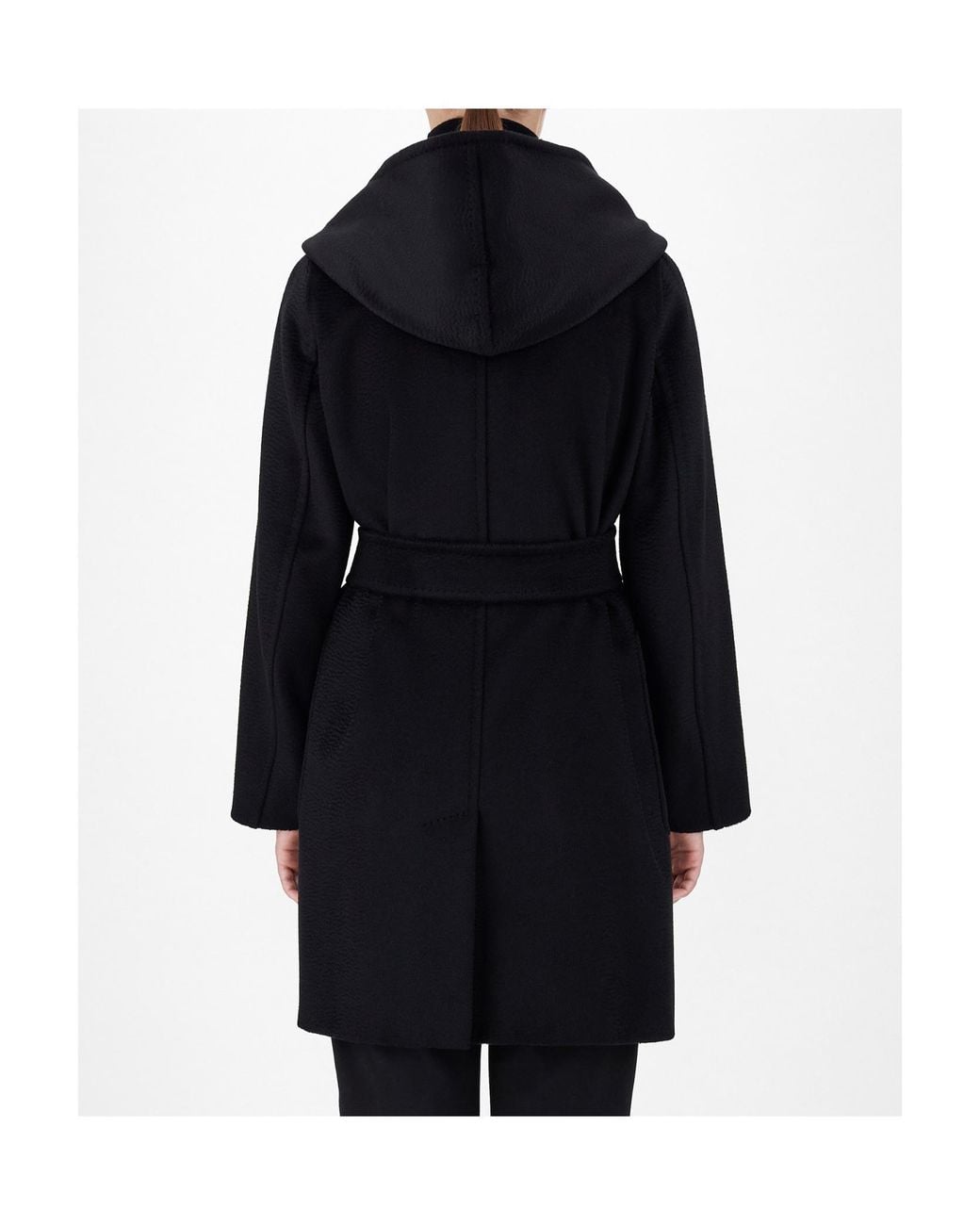 Max Mara Blue Rialto Belted Coat