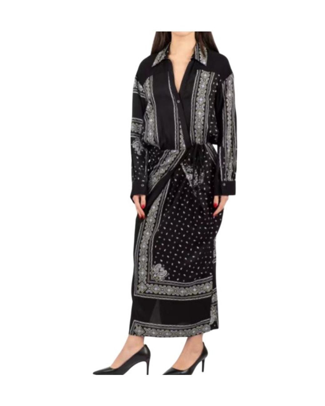 Pinko Black Shirt Dress