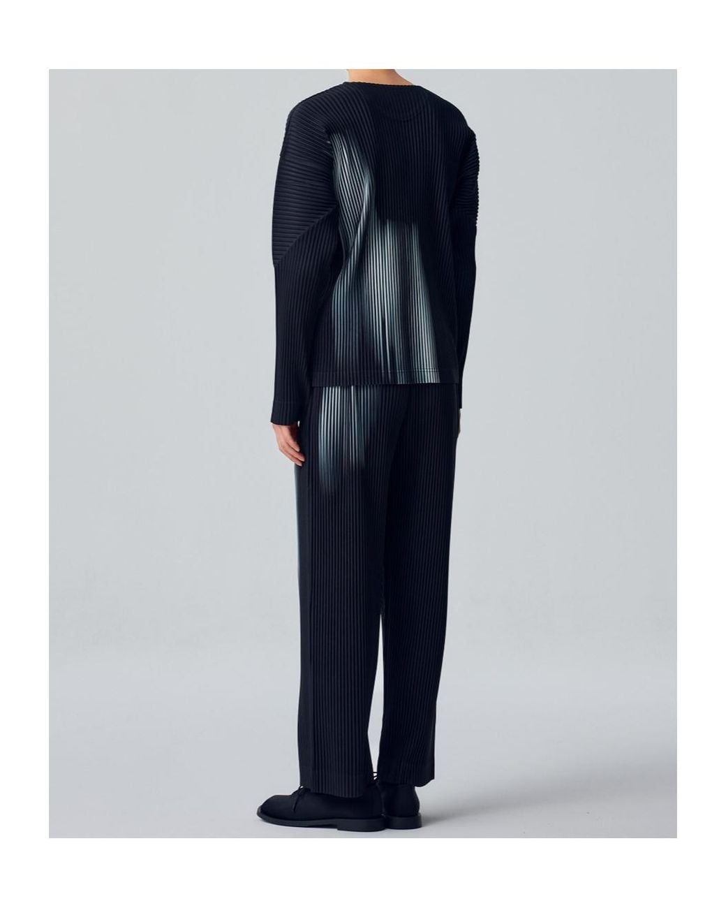 Homme Plissé Issey Miyake Black In The Shadow Trousers for men