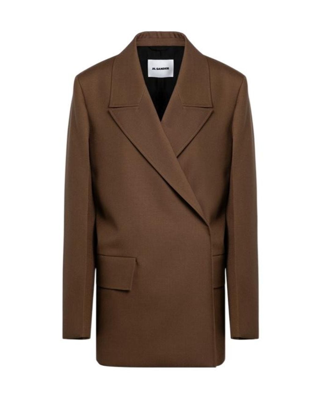 Jil Sander Brown Wool Blazer
