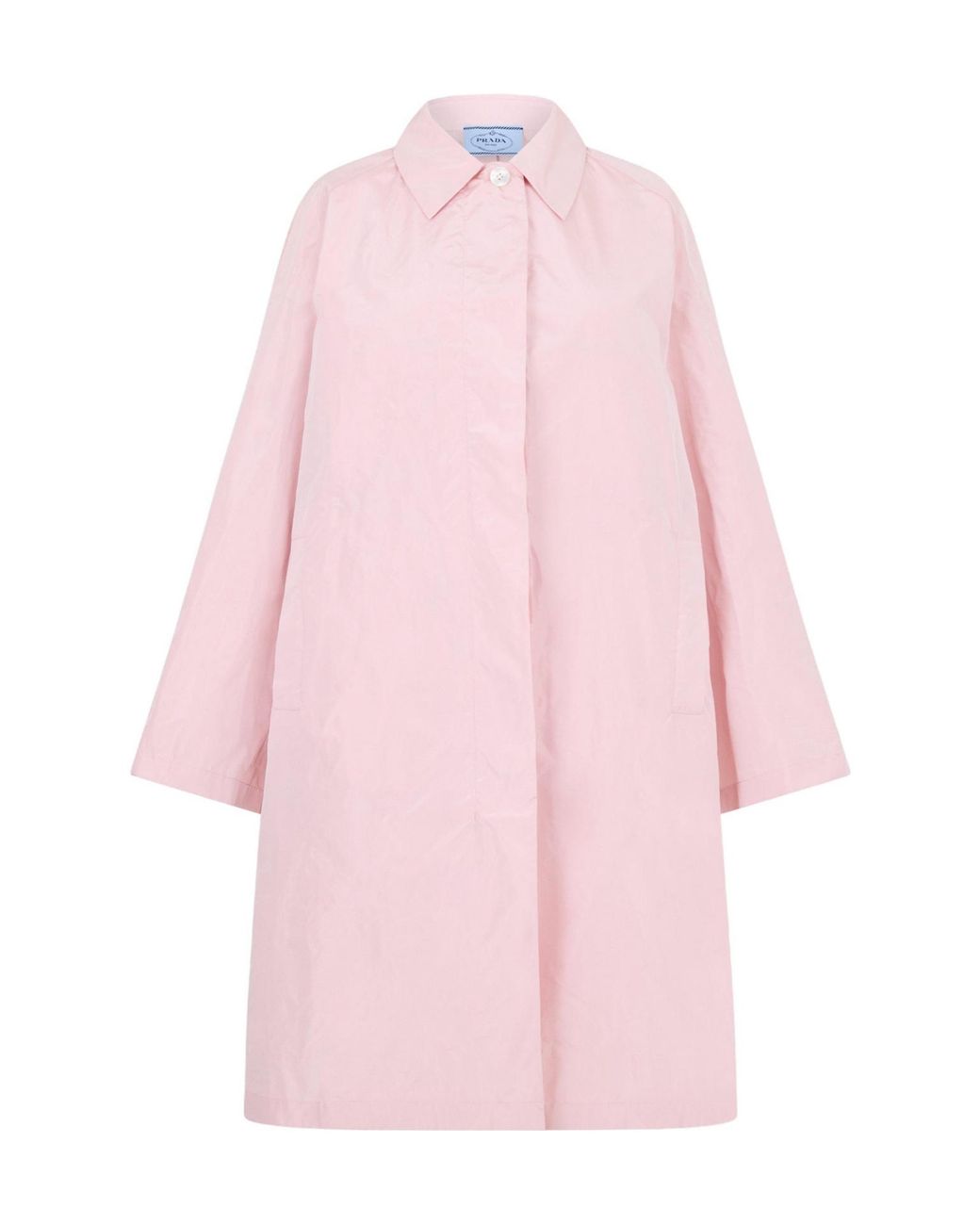Prada Pink Minimalist Trench Coat