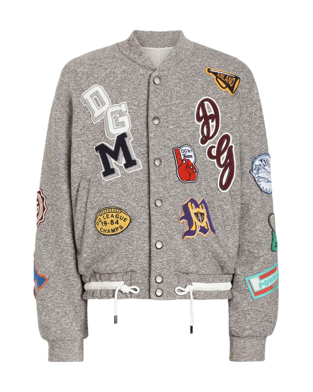 Dolce & Gabbana Gray Bomber Jacket for men