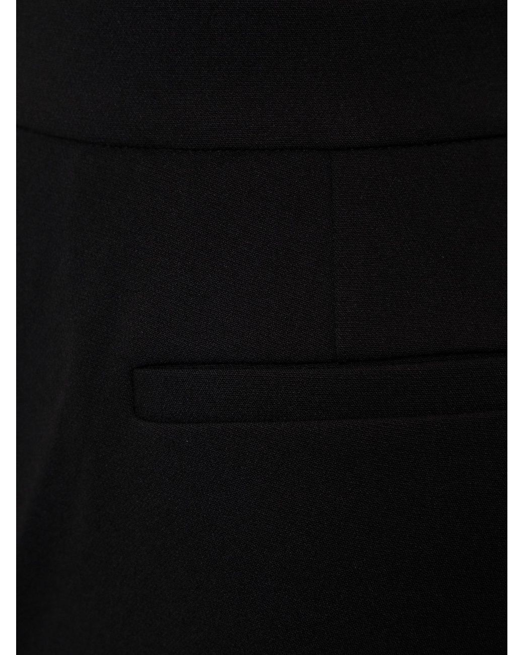 MICHAEL Michael Kors Black Feather Detailed Stretch Trousers