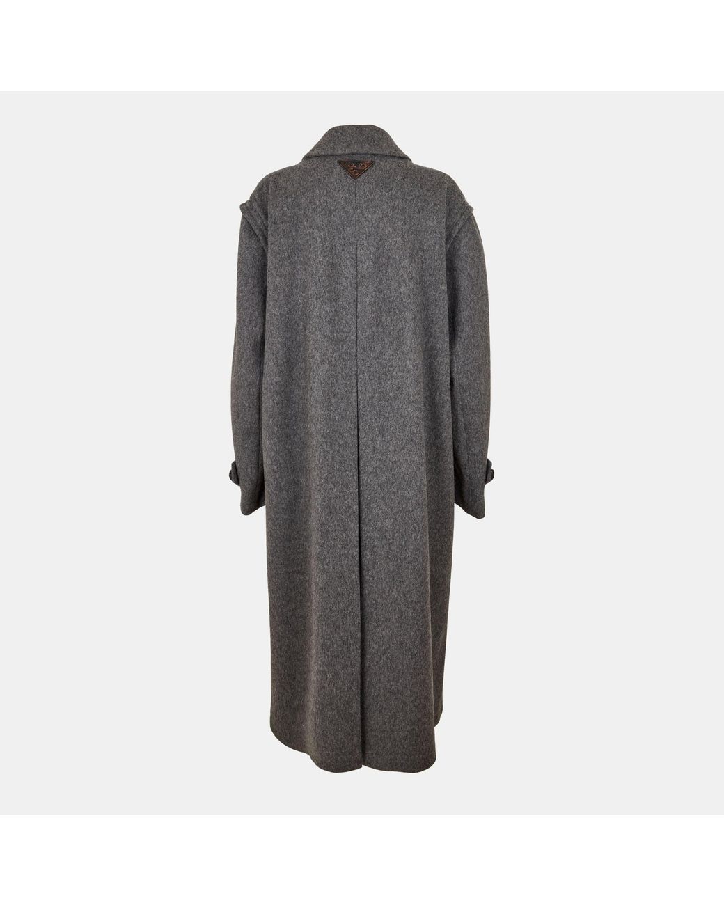 Prada Gray Casual Long Coat