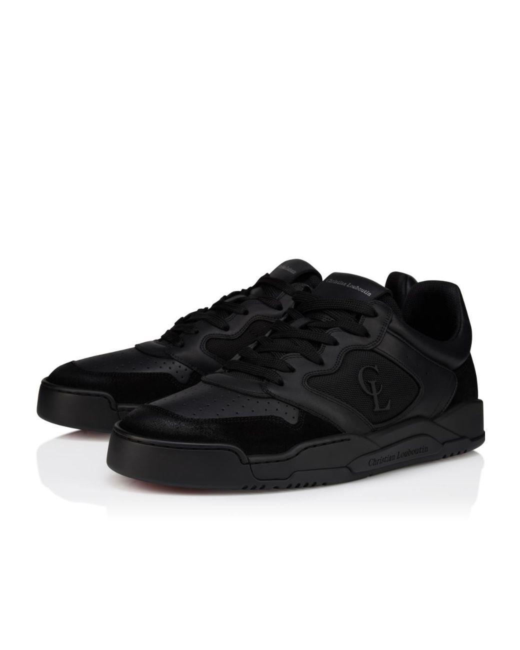 Christian Louboutin Black Bsktball 1 Retro Sneakers for men