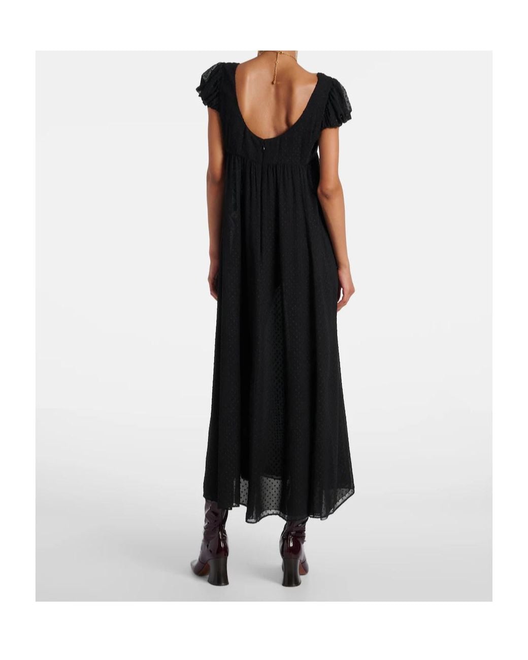 Chloé Black Short Sleeve Dress