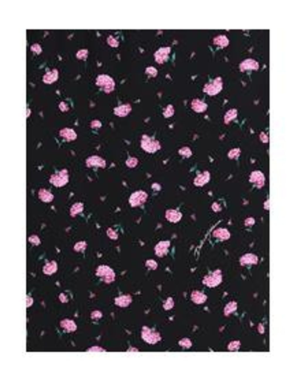 Dolce & Gabbana Black Floral Print Dress
