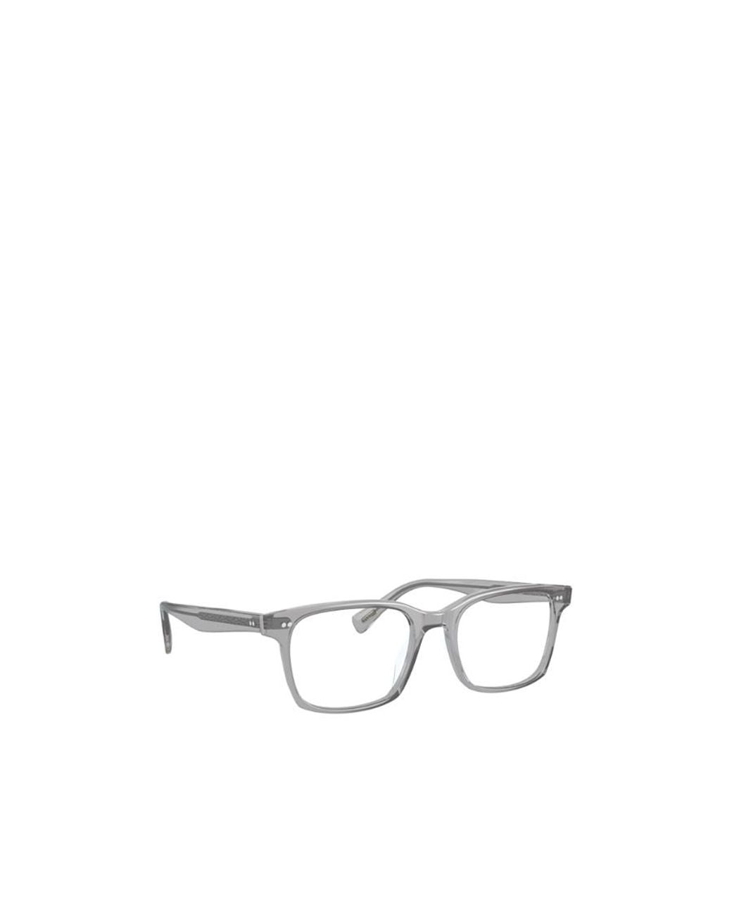 Oliver Peoples White Nisen Rectangle-Frame Glasses for men