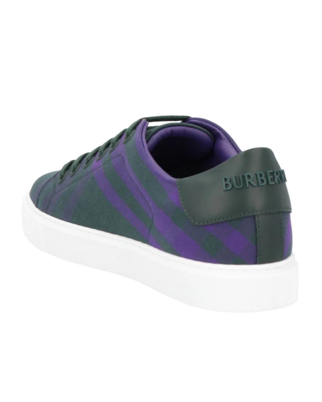 Burberry Blue Low-Top Sneakers
