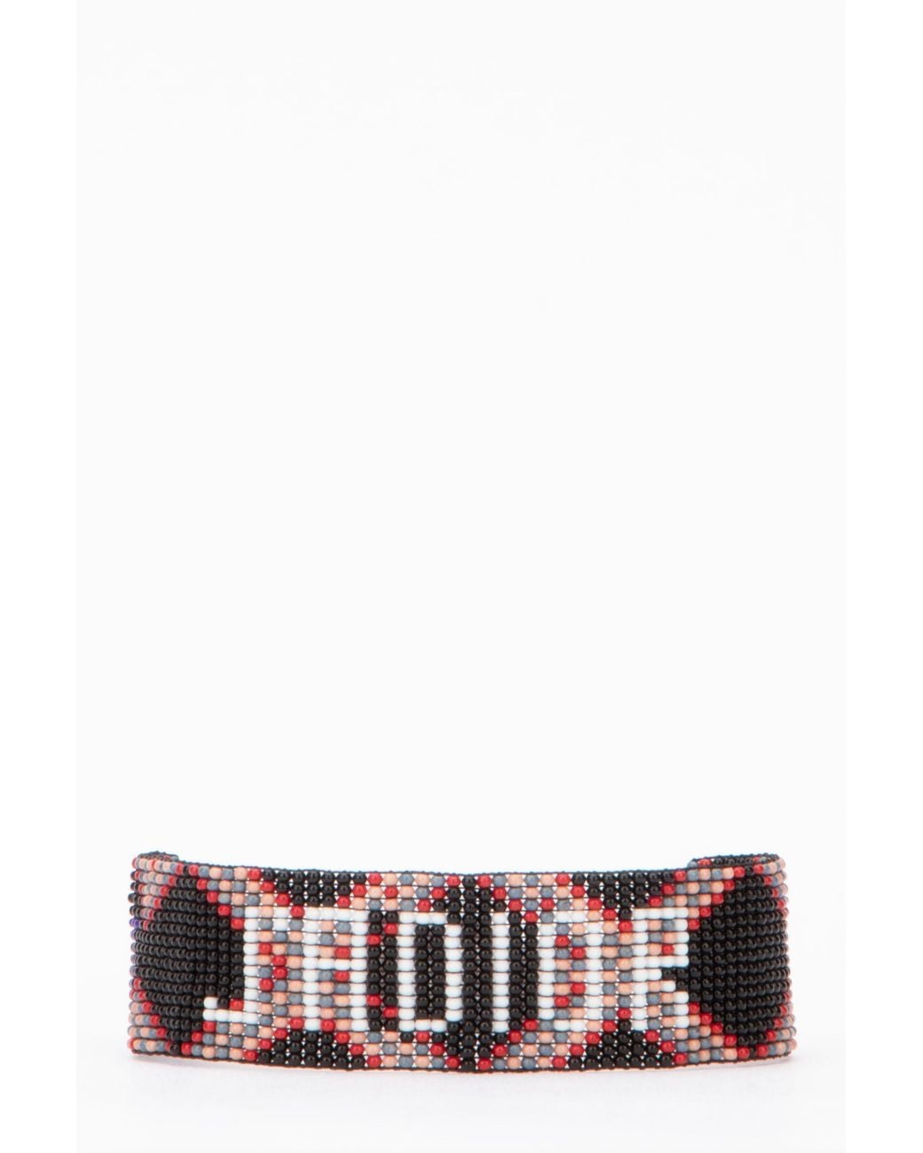 Dior White Braided Bracelet