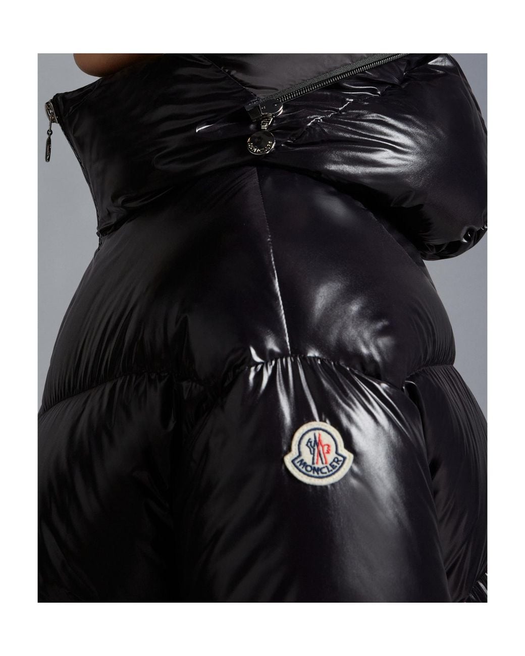 Moncler Black Huppe Padded Hooded Jacket
