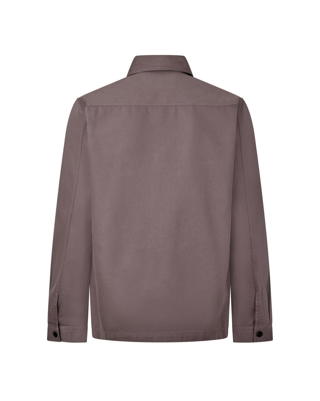 Boss Brown Long Sleeve Overshirt for men