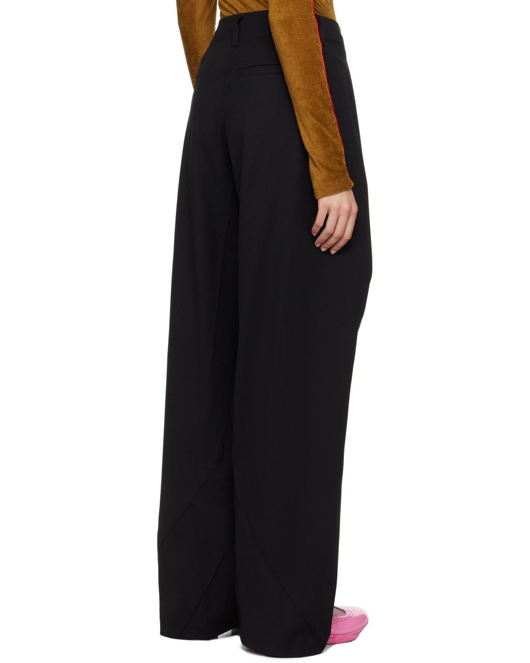 Kiko Kostadinov Black Venari Stretch Trousers