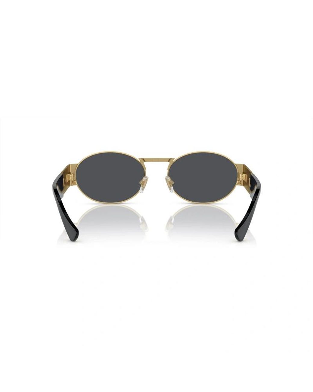 Versace White Eyewear Oval-Frame Sunglasses for men