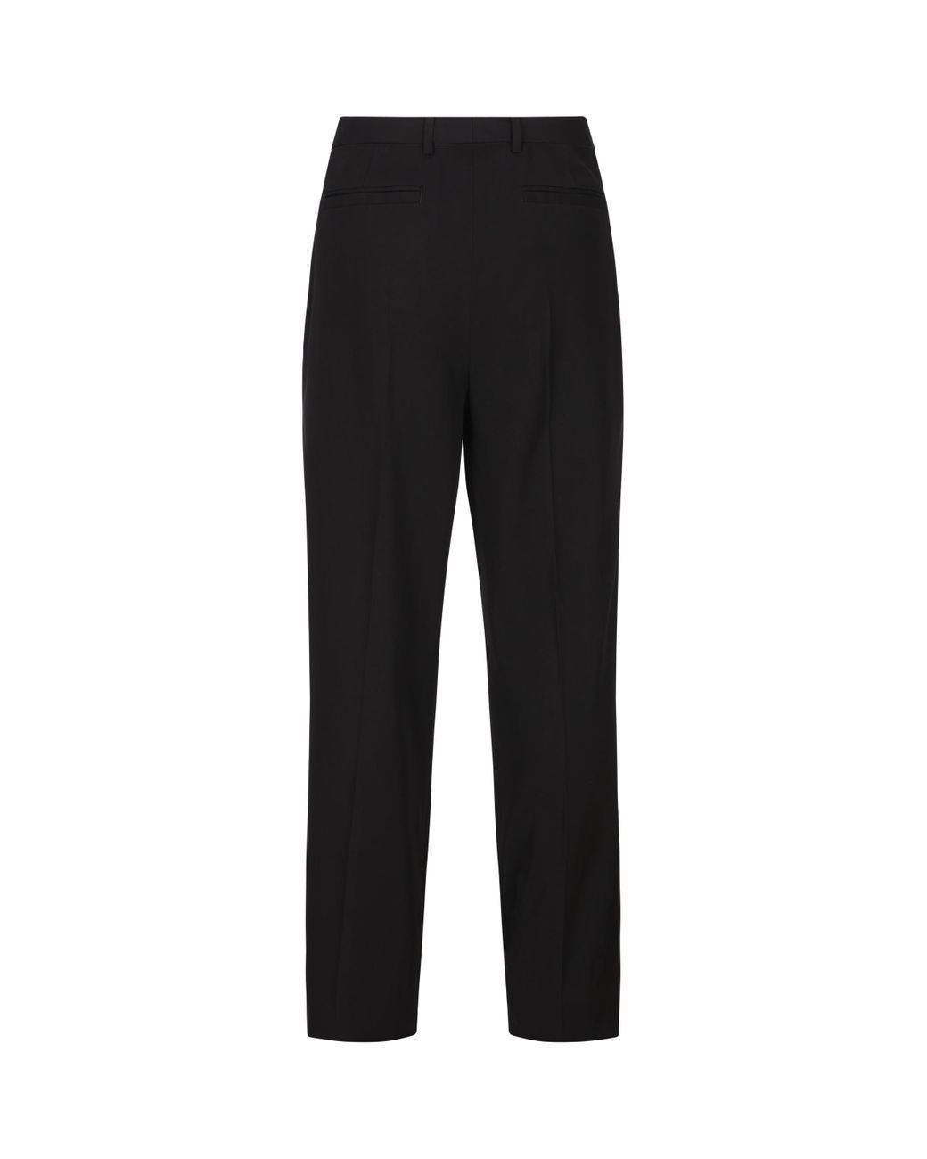Versace Black Straight Leg Tailored Pants for men