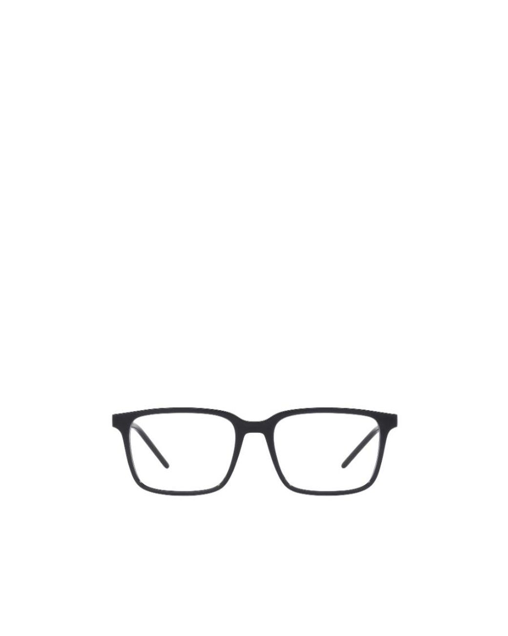 Dolce & Gabbana White Eyewear Rectangular Frame Glasses for men