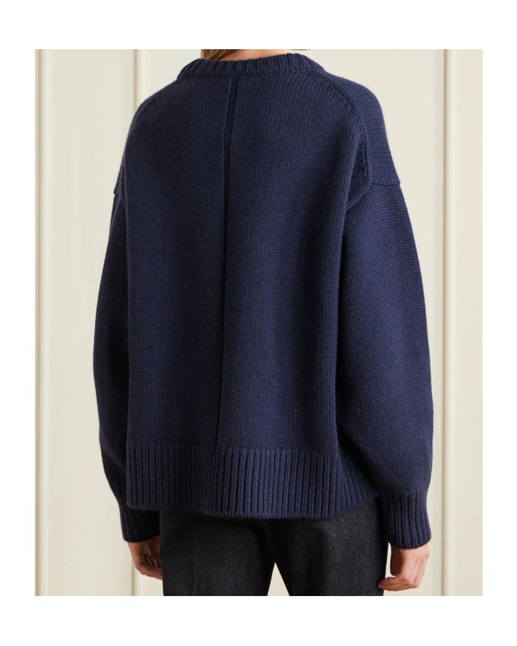 The Row Blue Crew Neck Sweater
