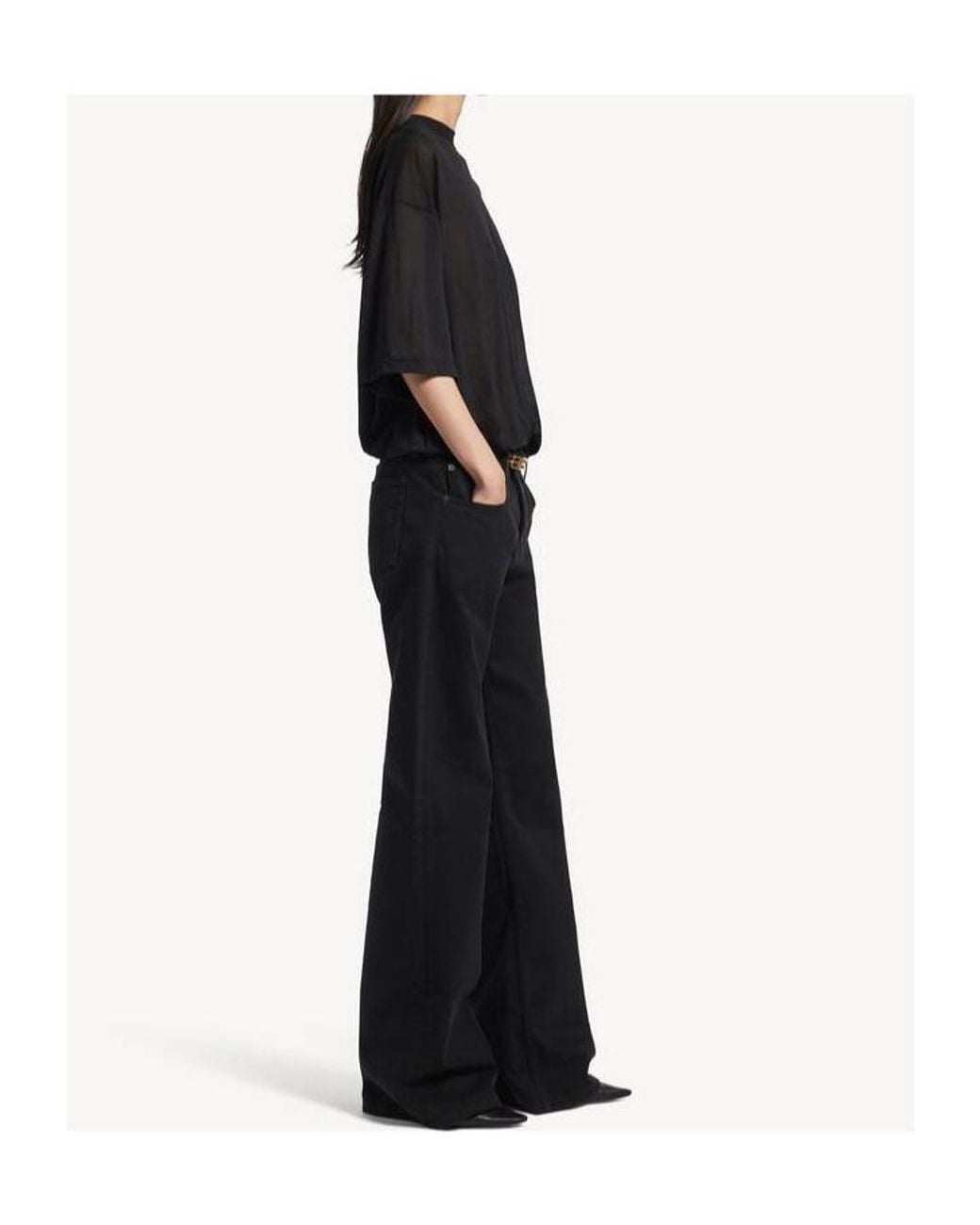 Balenciaga Black Oversized T-Shirt Body