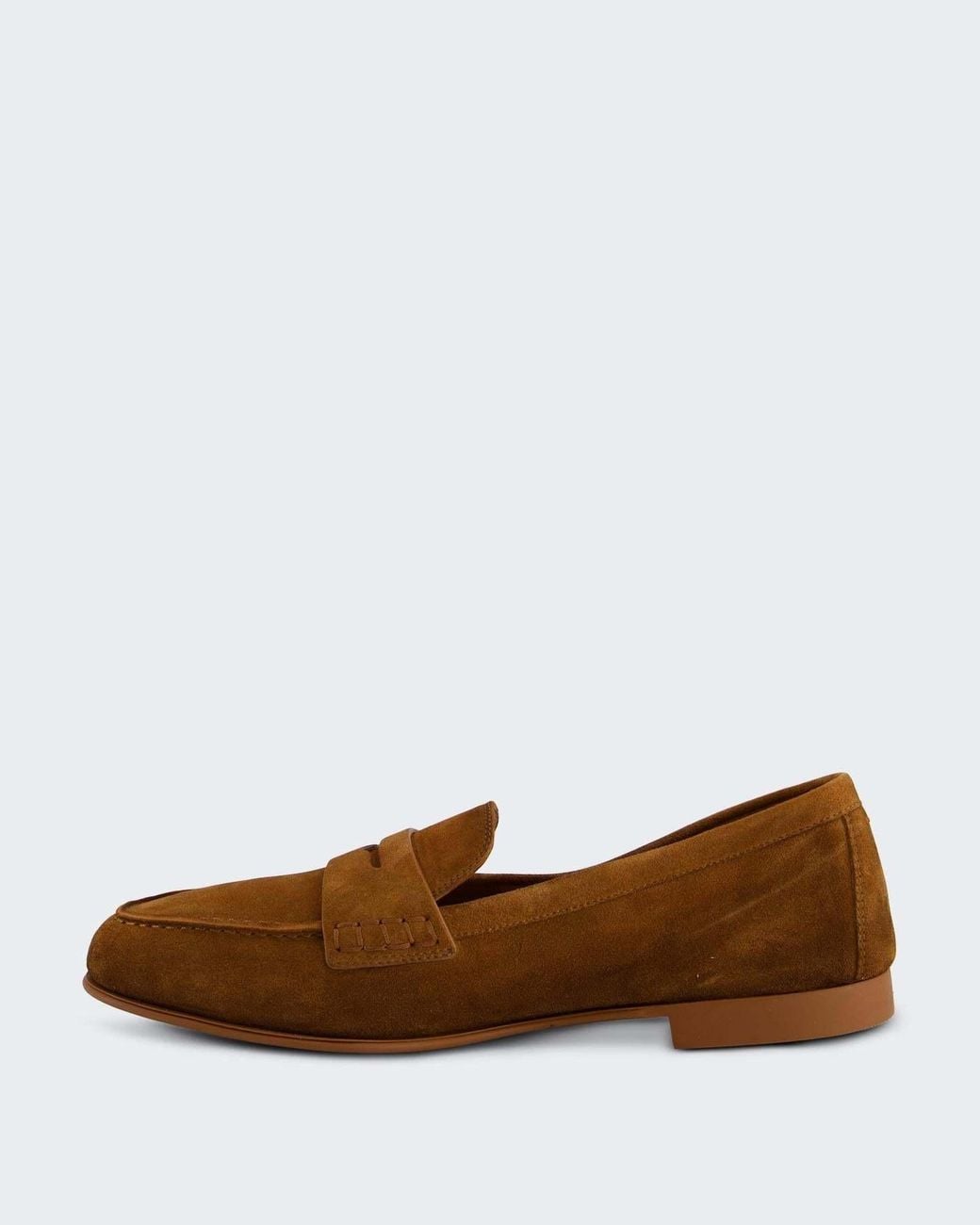 Santoni Brown Vibe Loafers