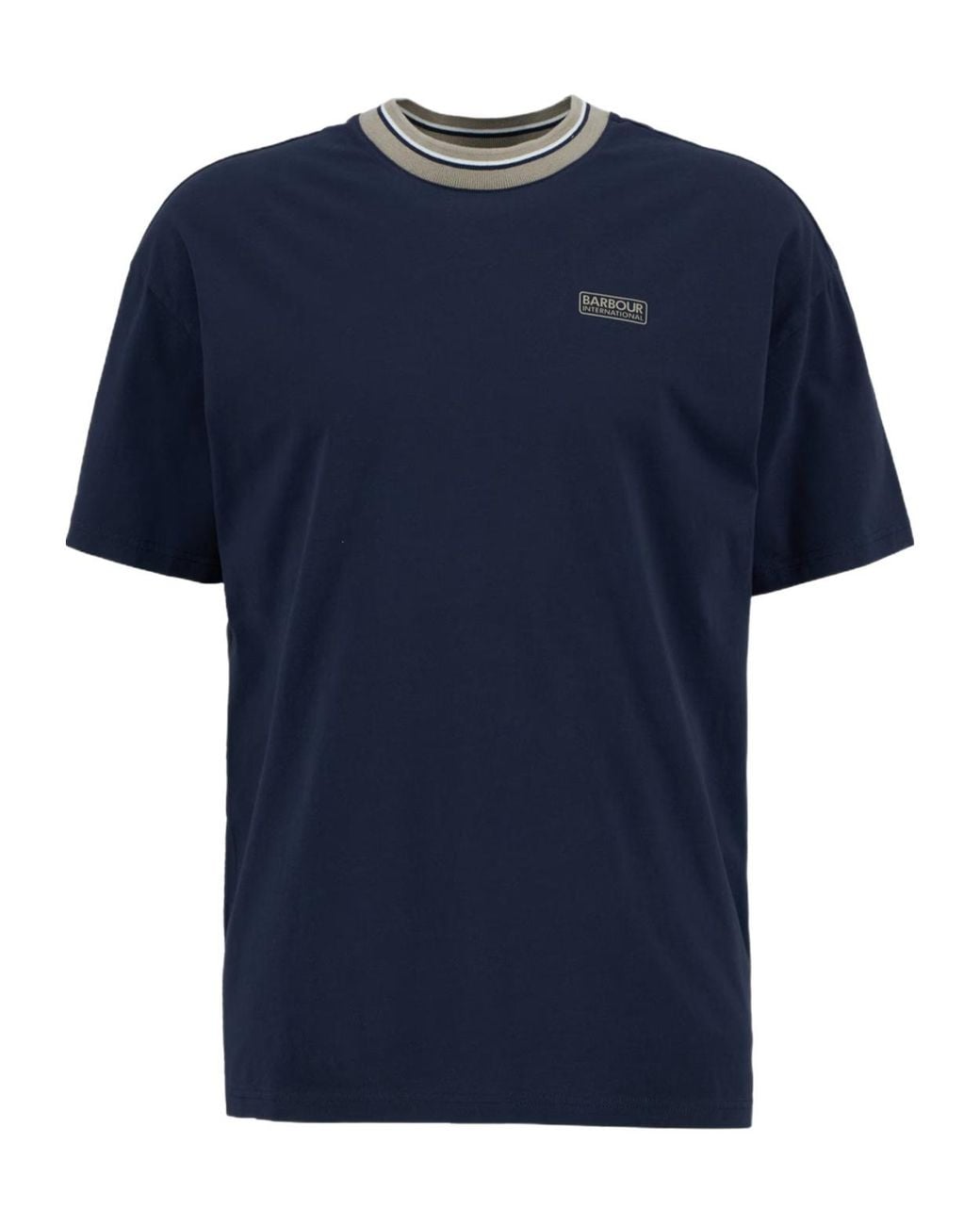 Barbour Blue Logo Short-Sleeved T-Shirt for men