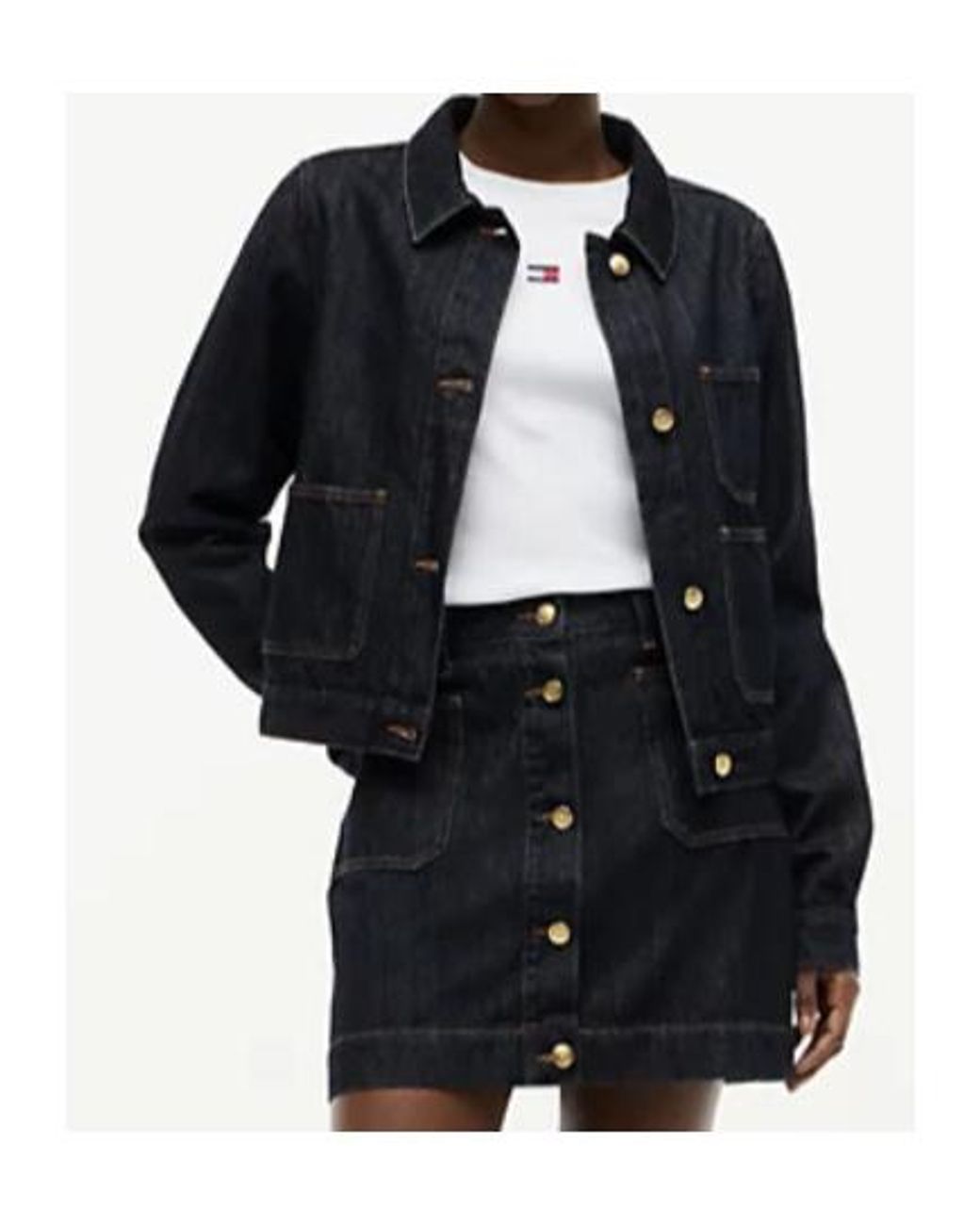 Tommy Hilfiger Blue Button-Up Denim Jacket