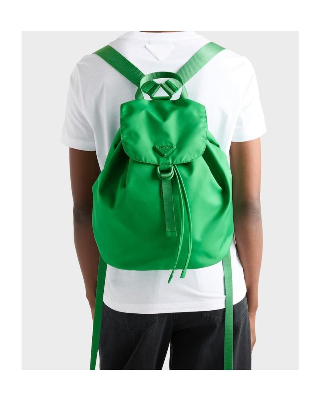 Prada Green Re-Nylon Backpack