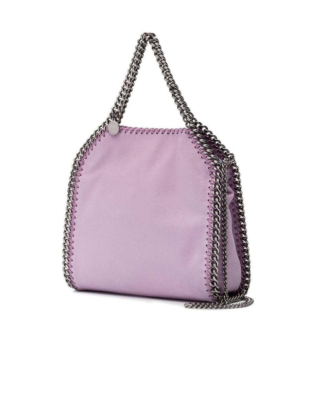 Stella McCartney Purple Falabella Mini Tote Bag