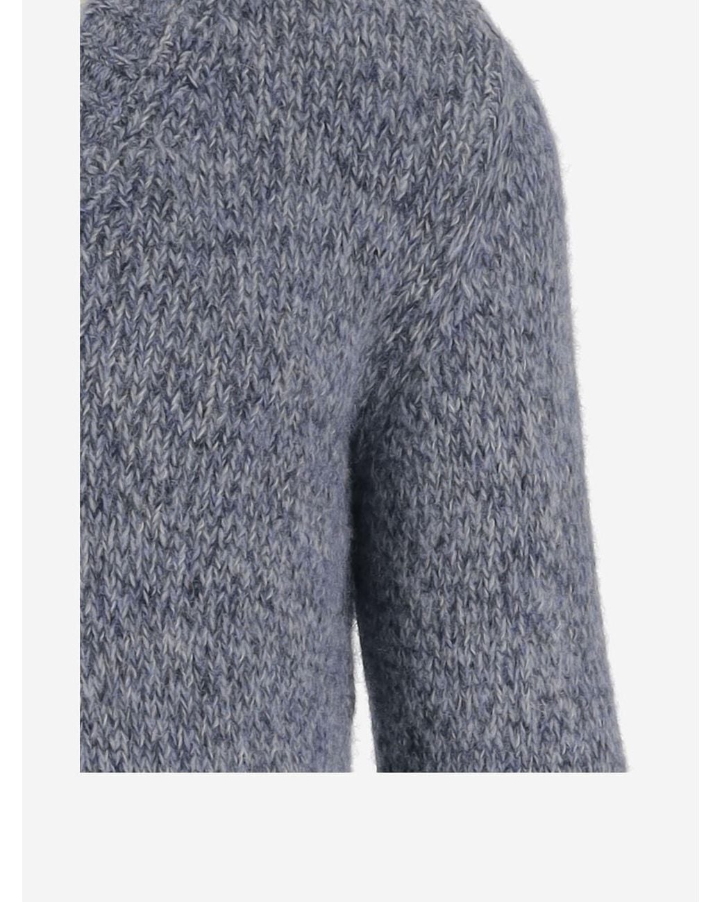 Woolrich Blue V-Neck Sweater for men