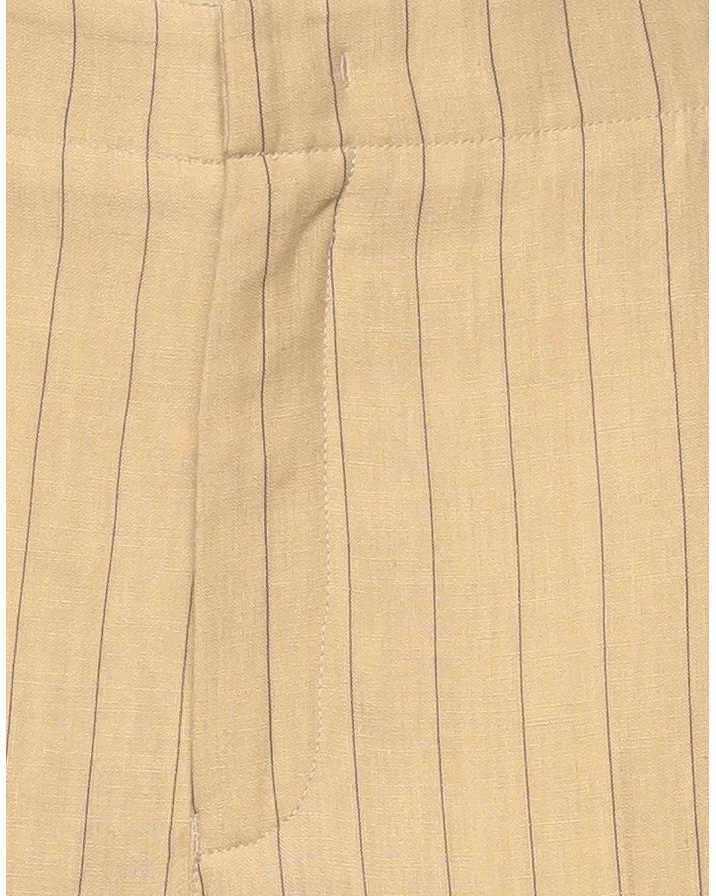 Jacquemus Natural Striped Casual Pants