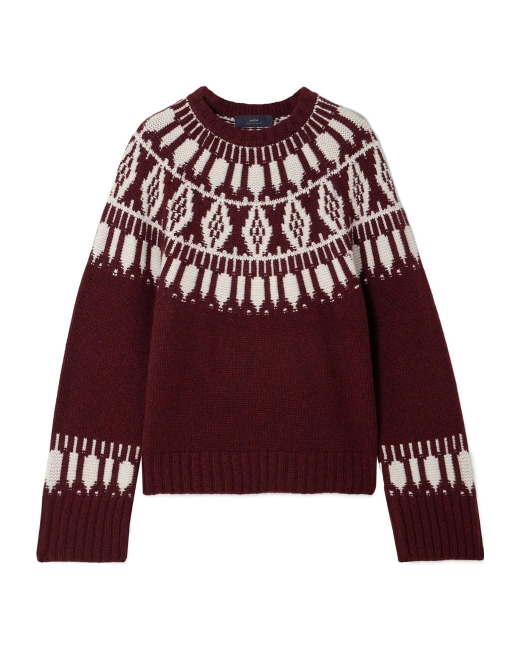 arch4 Red Crew Neck Knitwear