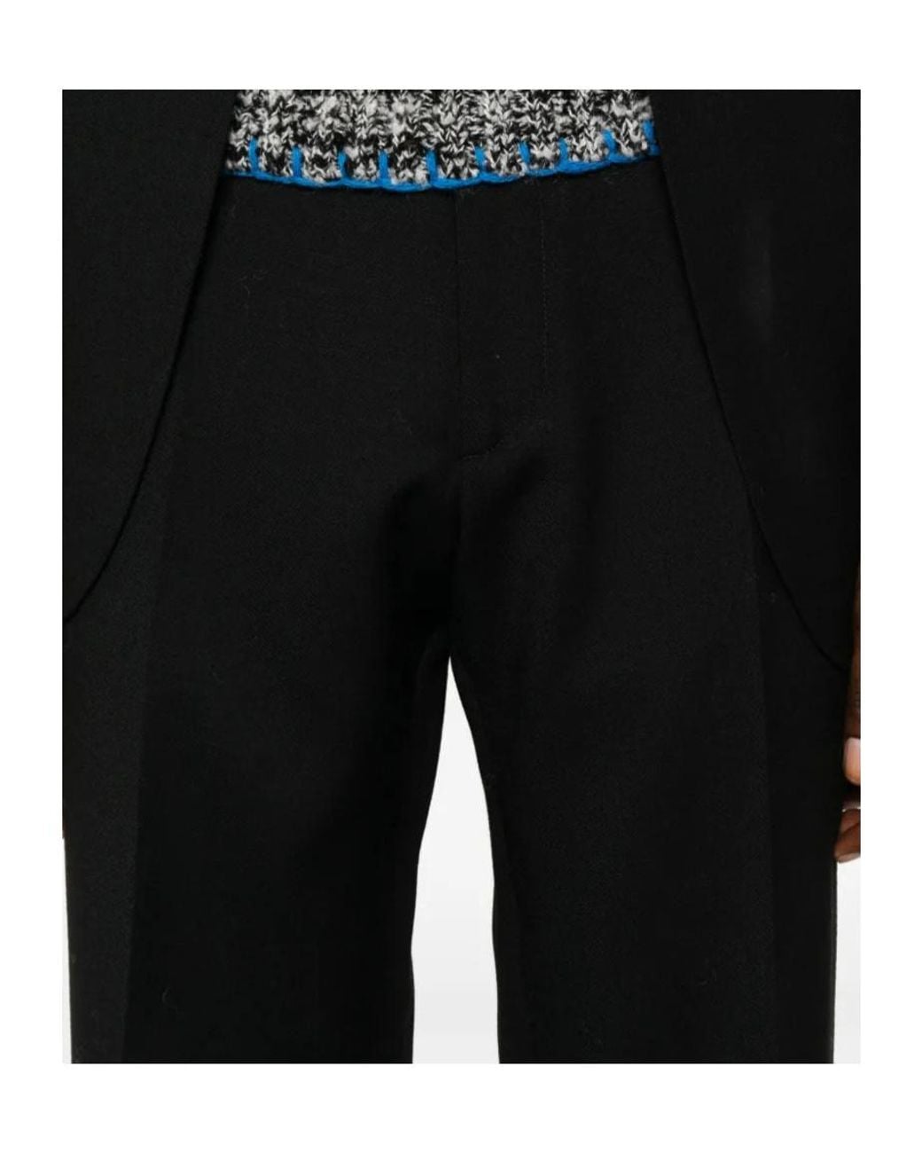 sunflower Blue Straight-Leg Tailored Trousers for men