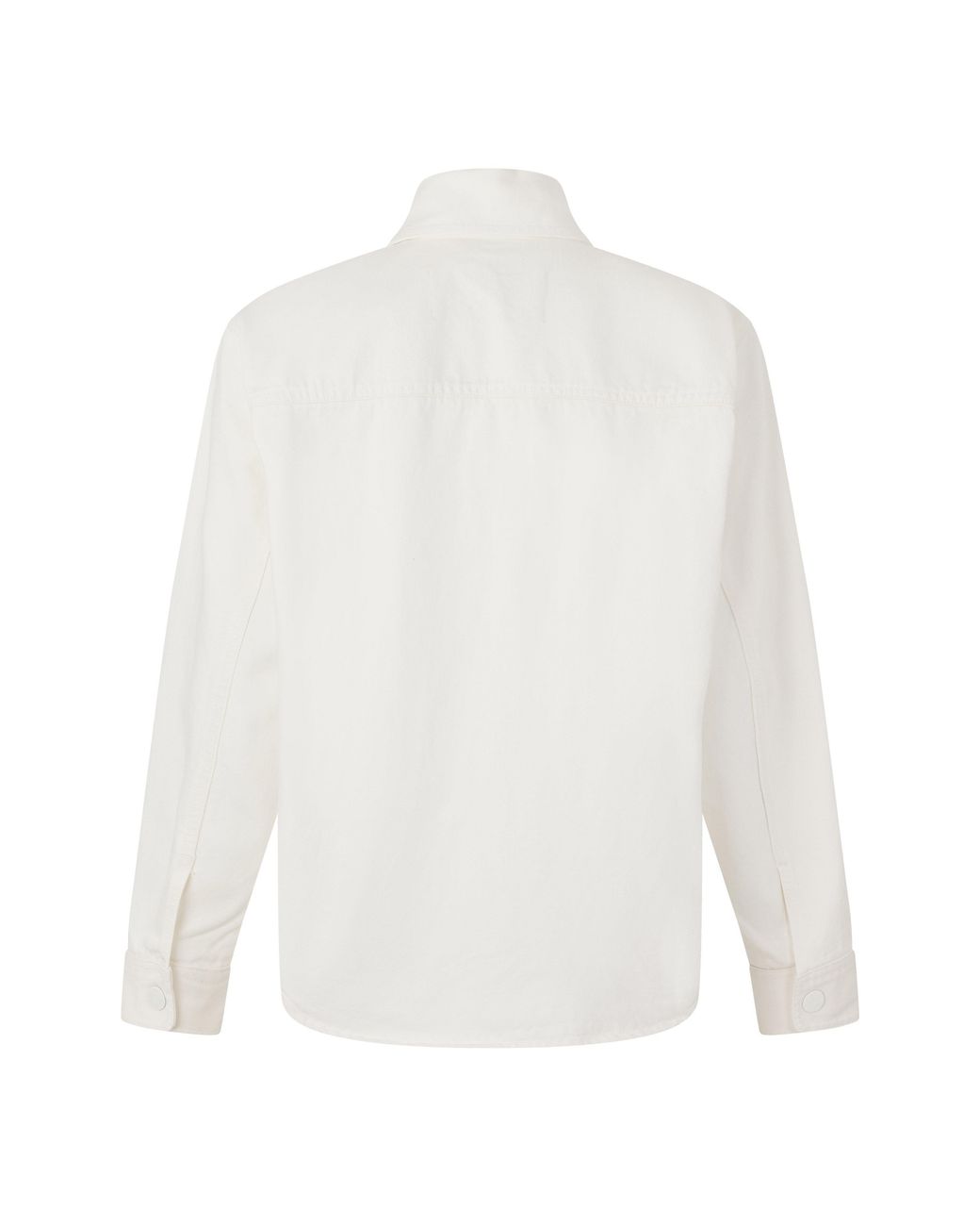 AMI White Knitted Long-Sleeve Shirt