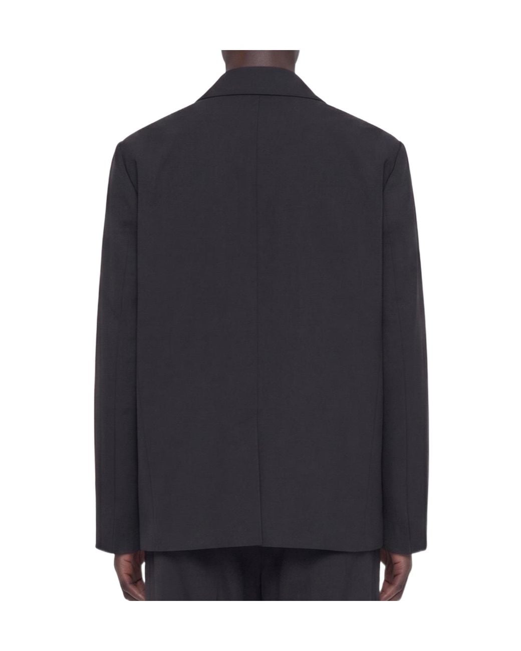 Lardini Black Button Pocket Jacket for men